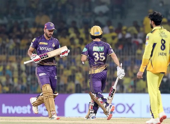 Chennai Super Kings vs Kolkata Knight Riders Standings