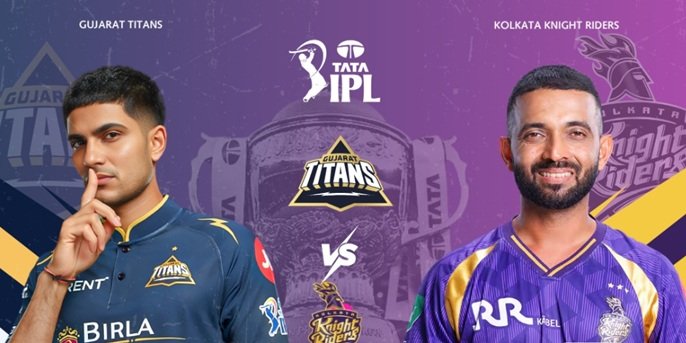kolkata knight riders vs gujarat titans standings